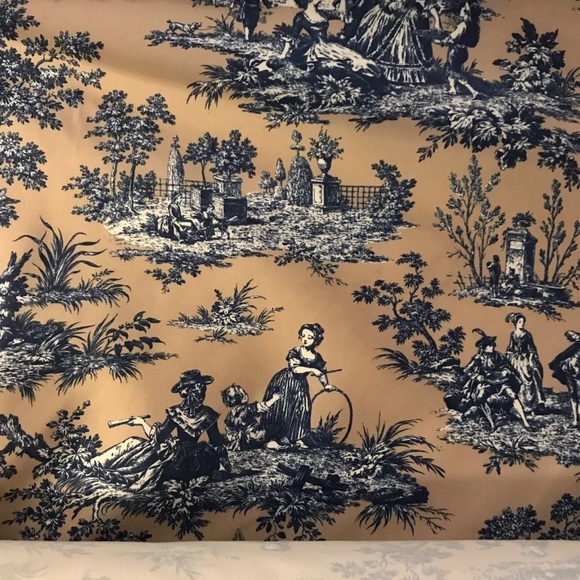 French toile upholstery fabric - 10 yards - Picture 5 of 7